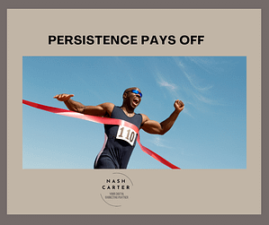 Persistence pays off